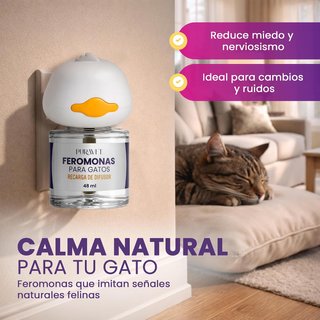 Feromonas para Gatos PureVet + 2 Recambios Calma