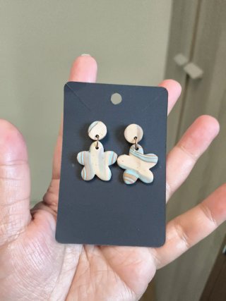 Pendientes de Arcilla Polimérica Flores