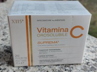 X115 Vitamina C Suprema² Orosolubile Nuova