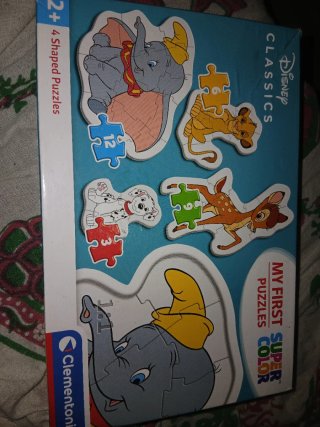 Disney Clementoni my first super color puzzles