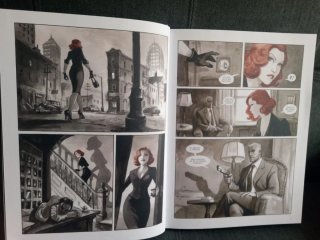 Novela gráfica Noir Burlesque, 1/2.
