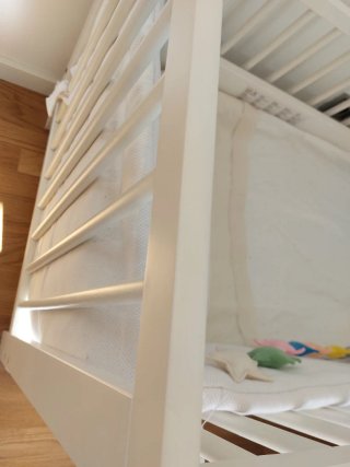 Lote Cuna IKEA Gulliver + Colchón + Textil