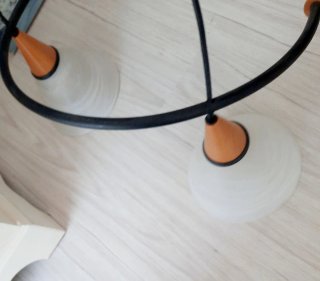 LÁMPARA DE TECHO ESPIRAL