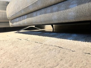 OPORTUNIDAD LUJO Diván/Asiento Tapizado Gris