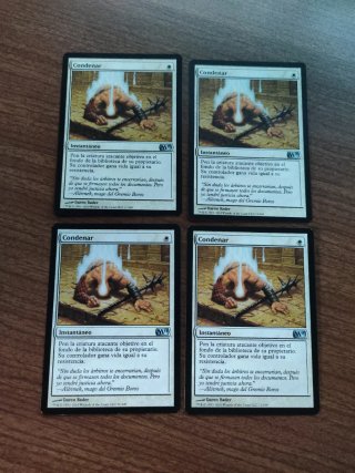 Condannare 4x Magic The Gathering Carte🇪🇸