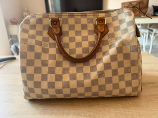 Bolso Louis Vuitton Speedy 30 Damier Azur