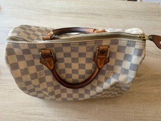 Bolso Louis Vuitton Speedy 30 Damier Azur