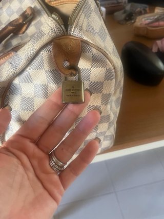 Bolso Louis Vuitton Speedy 30 Damier Azur