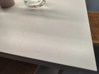 Mesa de Cocina Blanca IKEA con Alas