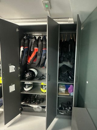 Armario IKEA PAX/FORESAND Negro/Gris