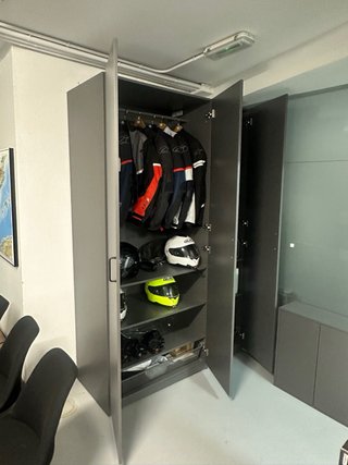 Armario IKEA PAX/FORESAND Negro/Gris