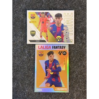 Pack 2 Cromos Pedri La Liga Este