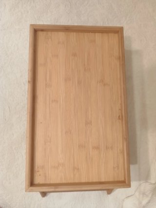 Bandeja para cama de bambú