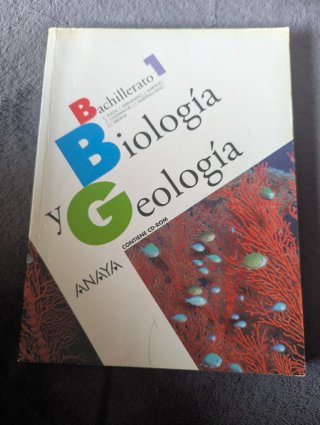 BIOLOGÍA Y GEOLOGÍA 1 BACHILLERATO