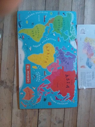 Set de 2 Mapas: Mundo y Francia