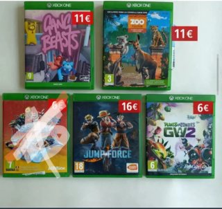 Lote 5 Juegos Xbox One