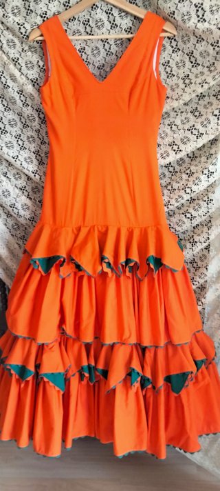 Traje Flamenca Niña Talla 32-34