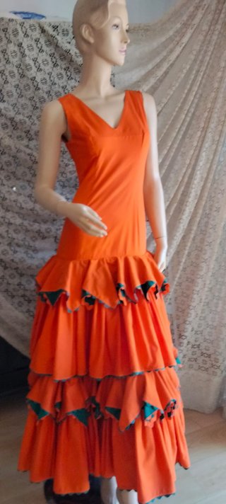 Traje Flamenca Niña Talla 32-34