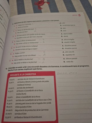 A punt 2 curs de català A 2. llibre déxercicis