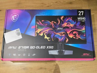 Monitor MSI MAG 271QR QD-OLED a estrenar