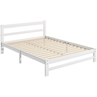 Cama de madera blanca Ikea
