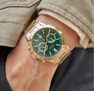 Reloj BOSS Allure Hombre Oro y Verde