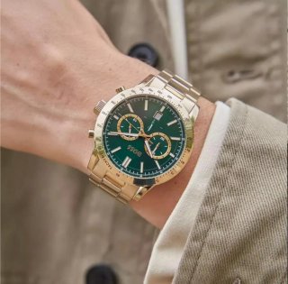 Reloj BOSS Allure Hombre Oro y Verde