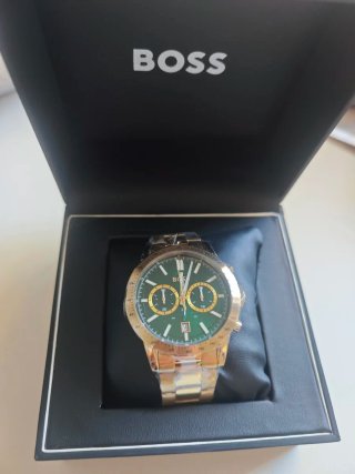Reloj BOSS Allure Hombre Oro y Verde