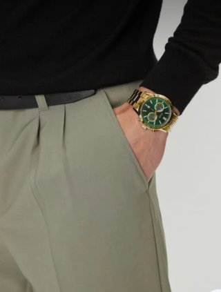 Reloj BOSS Allure Hombre Oro y Verde