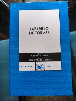 Libro El Lazarillo de Tormes
