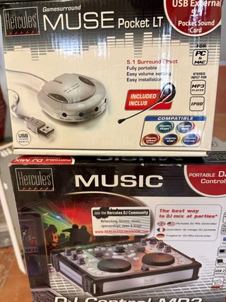 Hercules MUSE Pocket LT Tarjeta Sonido USB