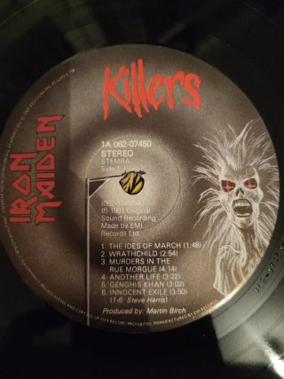 Iron Maiden - Killers vinilo