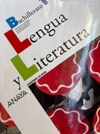 Lengua castellana y literatura 1o de bachillerato