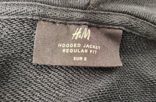 Sudadera con cremallera H&M azul marino