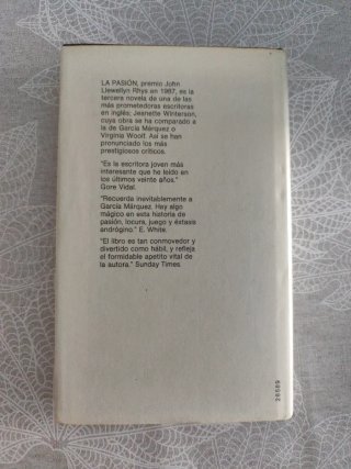 La pasión (Jeanette Winterson)