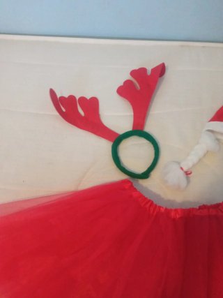 Disfraces Navideños: Diadema , Falda y Gorro
