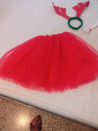 Disfraces Navideños: Diadema , Falda y Gorro