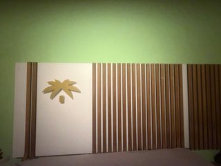 Escritorio de oficina madera maciza blanco