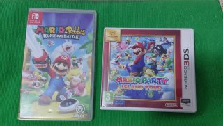 Cajas Switch y DS Mario (vacías)