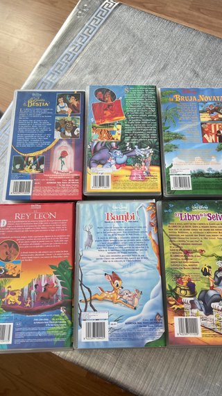 Colección VHS Disney Clásicos (Español)