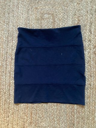 Minifalda Azul Pull&Bear