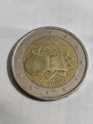 Moneta 2 Euro Commemorativa Lussemburgo 2007