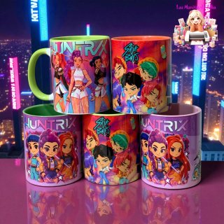 Tazas Huntrix y Saja Boys Personalizadas