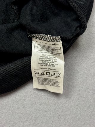 Chaqueta chándal Adidas gris y negra talla M