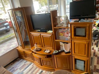 Mueble de Salón de Madera Maciza