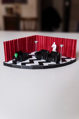 Diorama Red Room di Twin Peaks – Loggia Nera