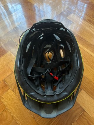 Casco Rockrider MTB Amarillo