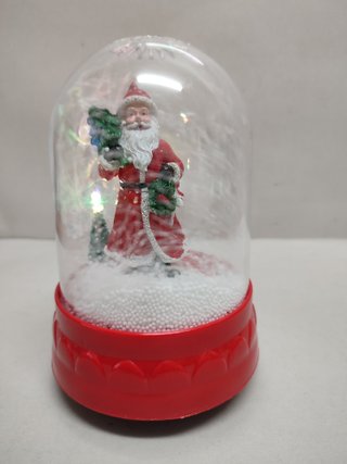 Bola Nieve Papa Noel Música Luz Movimiento