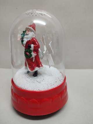 Bola Nieve Papa Noel Música Luz Movimiento