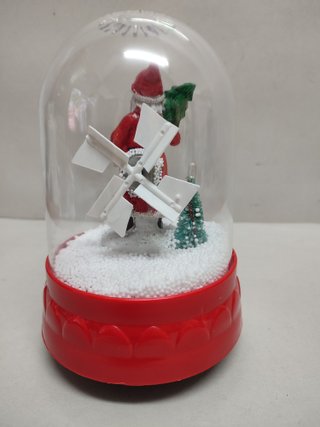 Bola Nieve Papa Noel Música Luz Movimiento